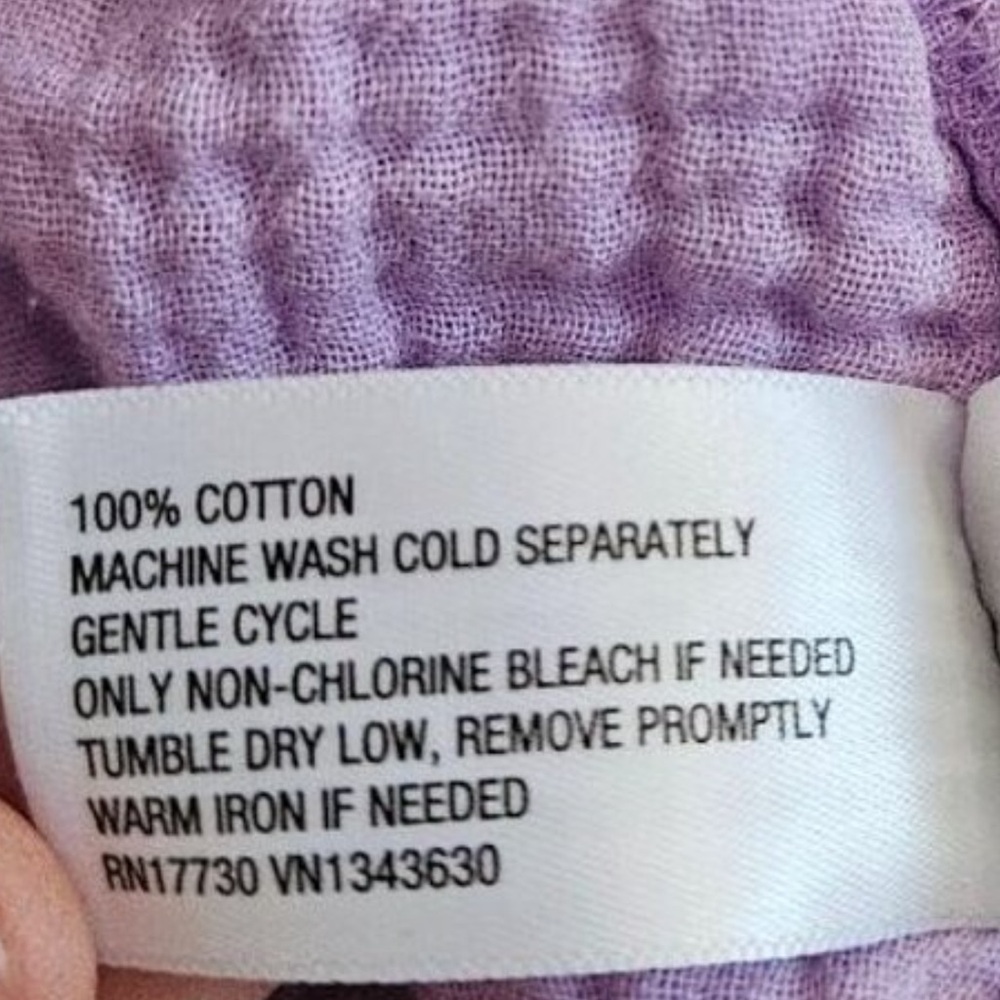 Universal Thread Lavender Gauze Top - image 4